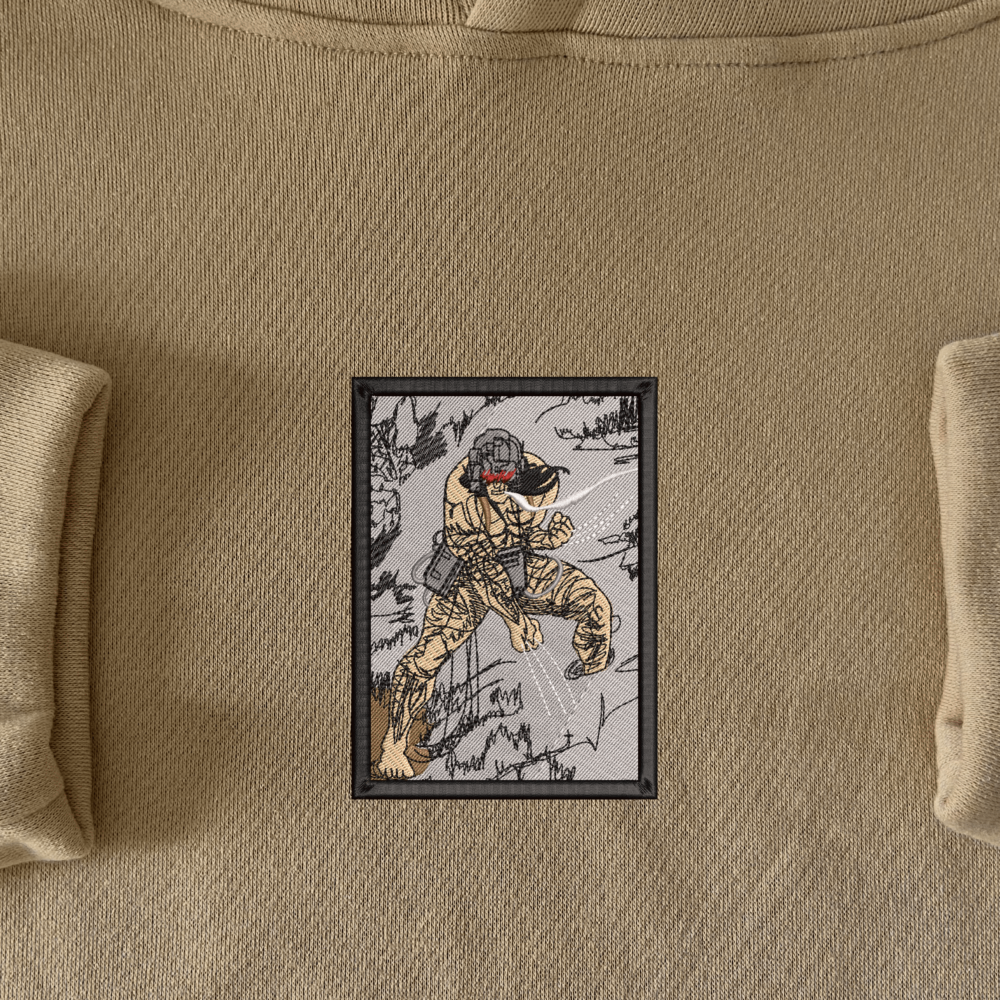 weapon X wolverine Art Embroidered Hoodie (7)