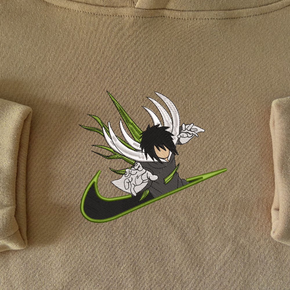 Rampaging Obito Embroidered Hoodie Sand (1)