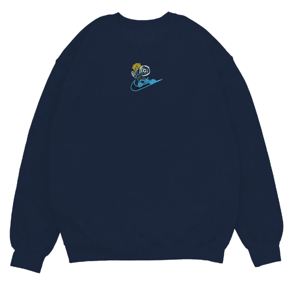 Stealth Guardian Embroidered Sweatshirt Navy