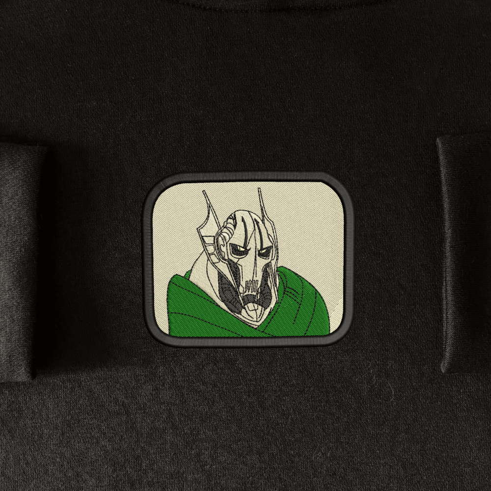 Grievous Art Embroidered Hoodie black (1)