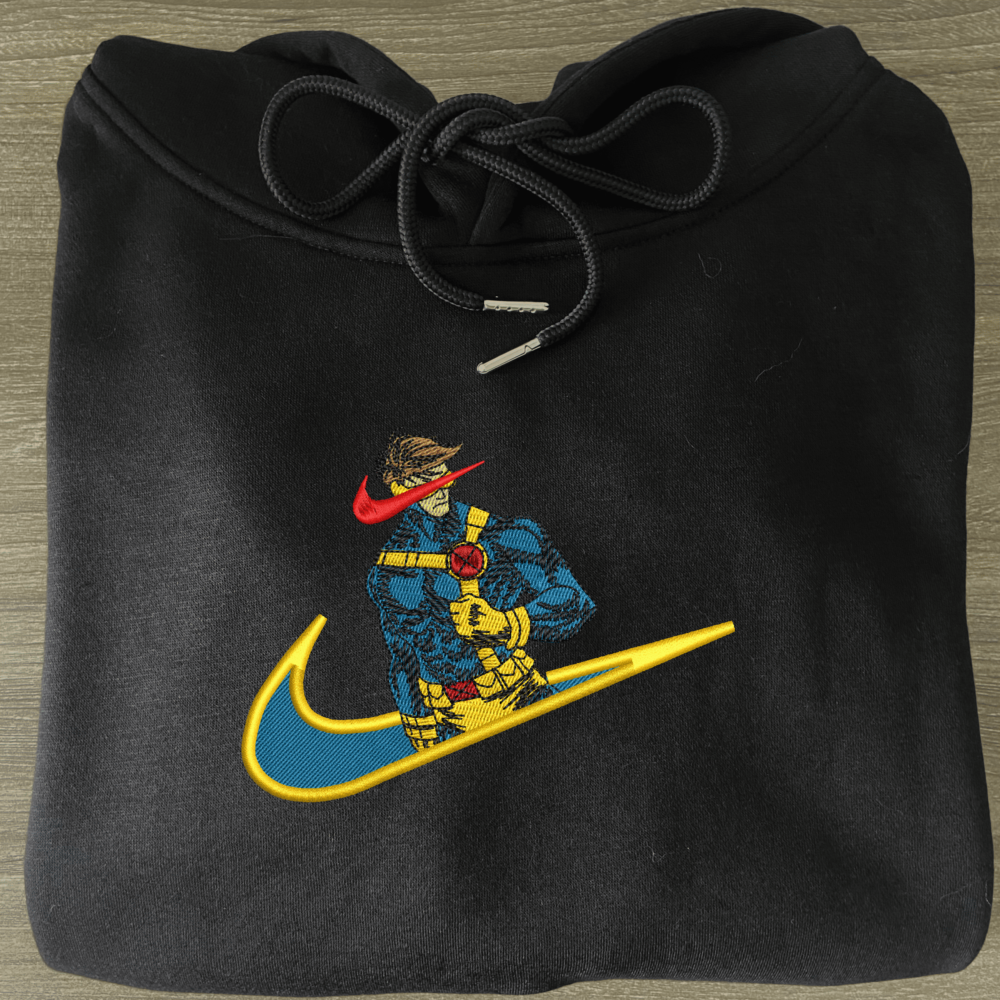 Cyclops Beam Embroidered Hoodie Black (3)