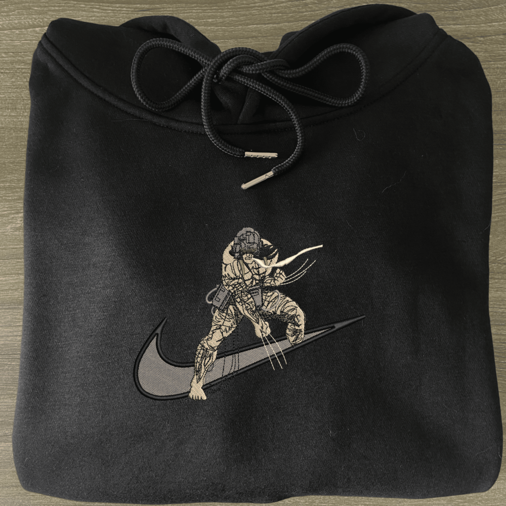 Adamantium Berserker Embroidered Hoodie Black (3)