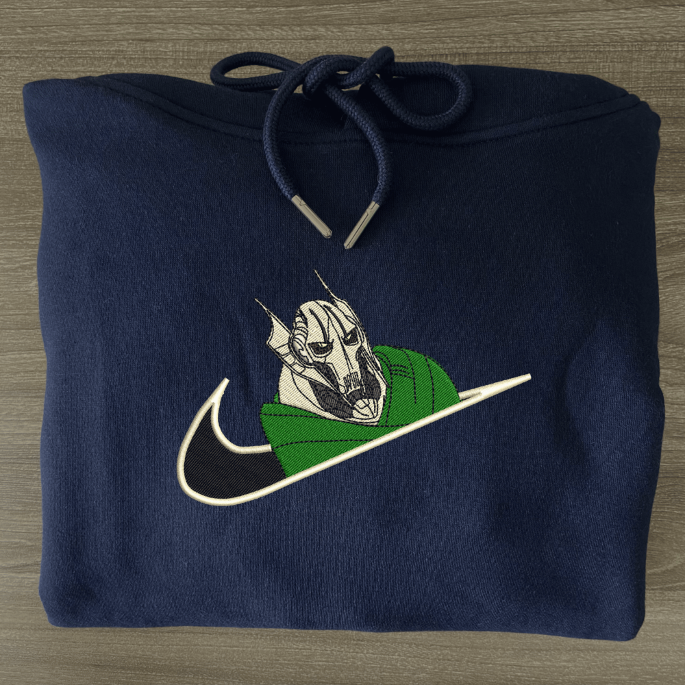 Grievous Embroidered Hoodie Navy (3)