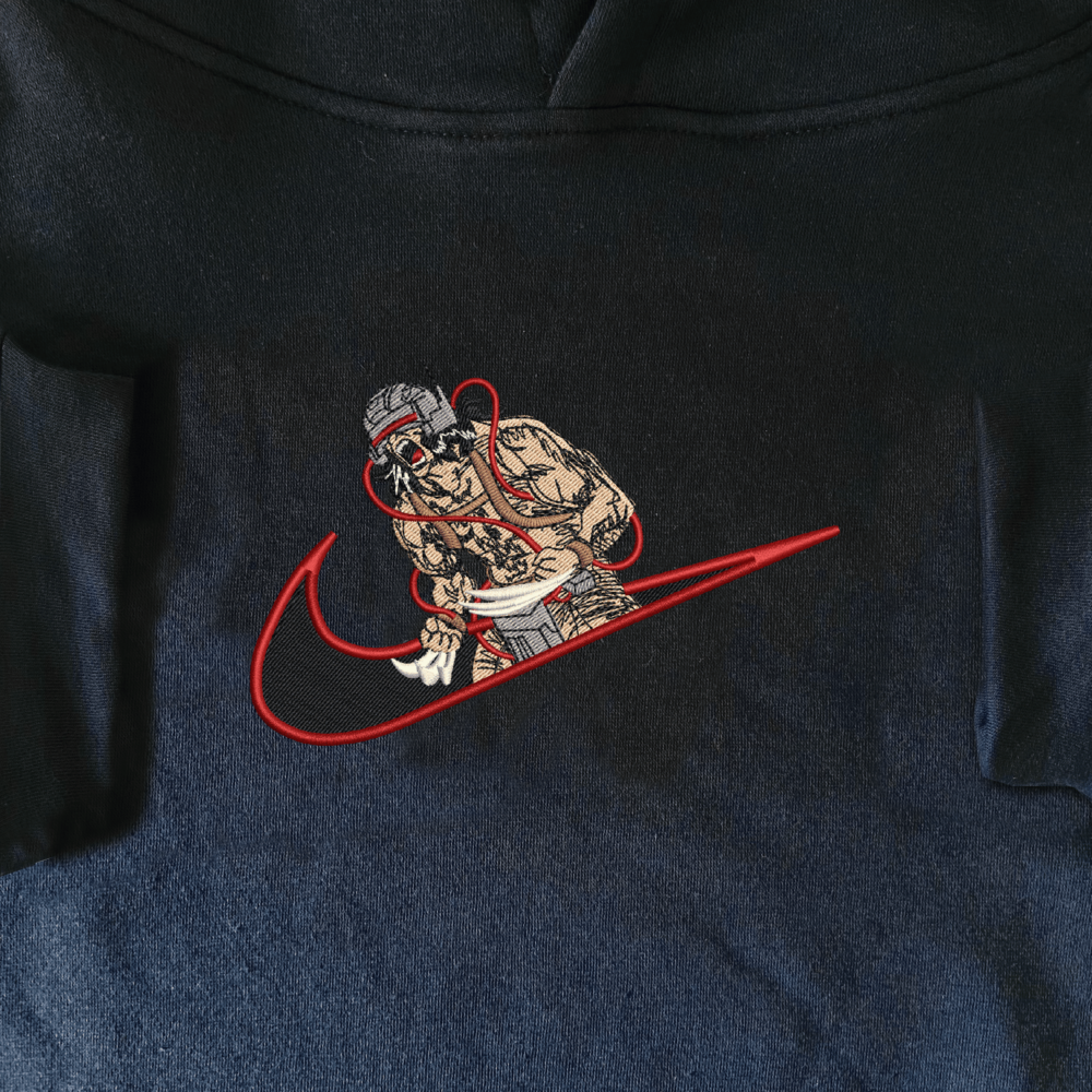 weapon X wolverine Embroidered Hoodie Navy (1)