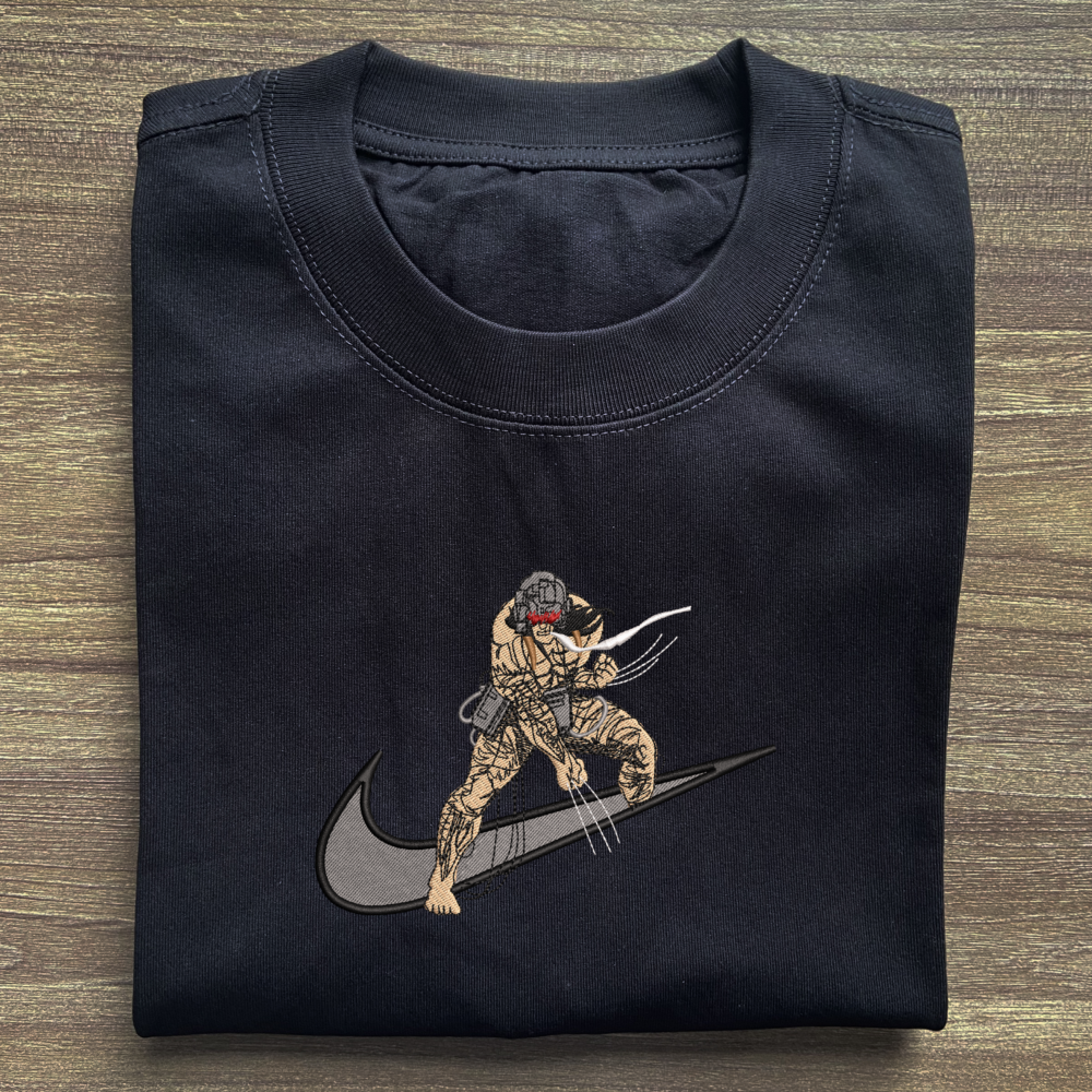 Adamantium Berserker Embroidered T shirt (2)