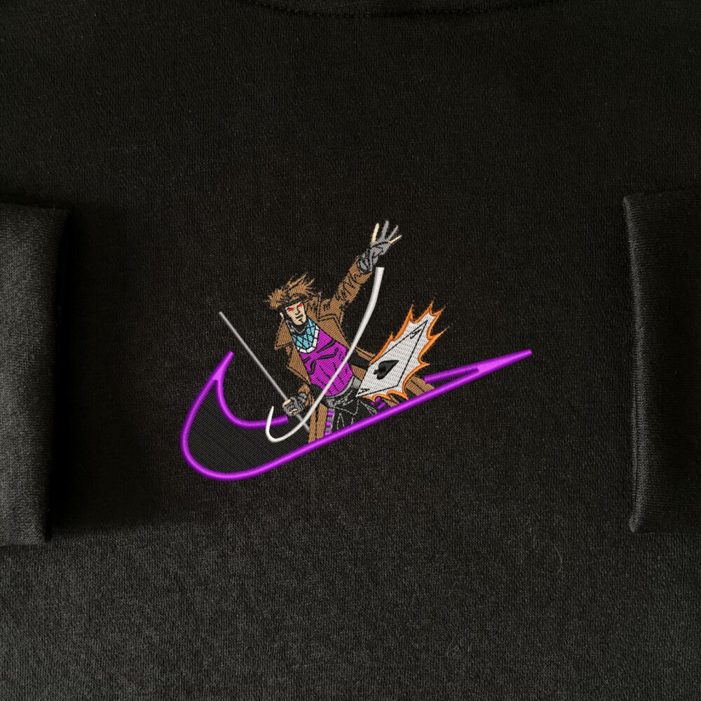 Kinetic Ace Embroidered Hoodie Black (1)