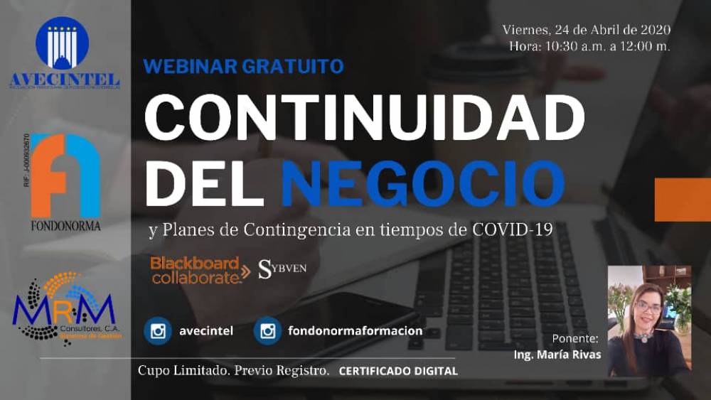 CONTINUIDAD DEL NEGOCIO Y PLANES DE CONTINGENCIA EN TIEMPOS DE LA COVID-19