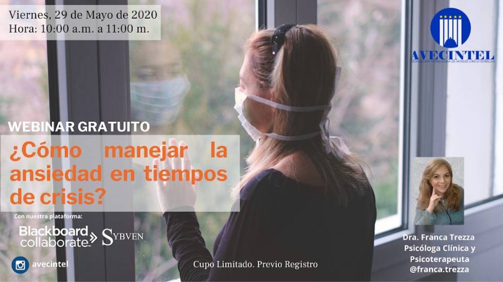¿CÓMO MANEJAR LA ANSIEDAD EN TIEMPOS DE CRISIS?