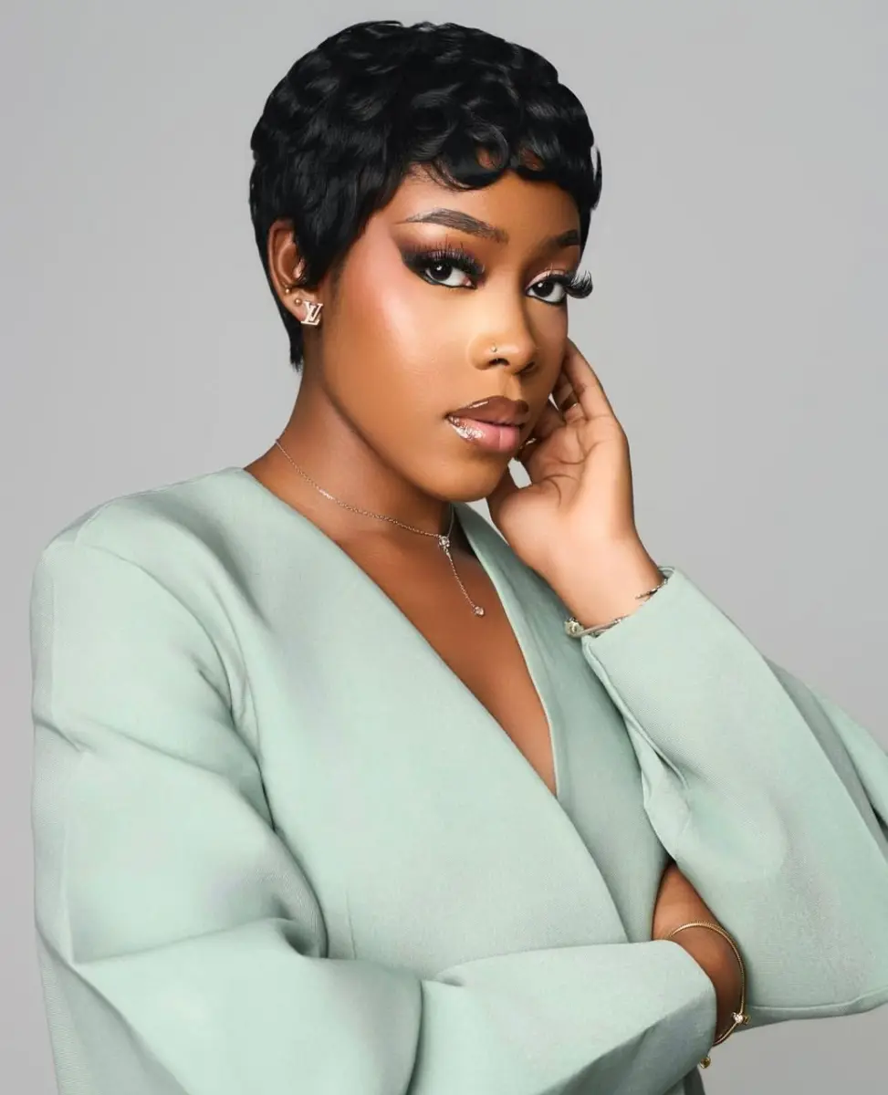 Pixie cut wig