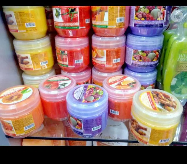 A&K Duchess carebeau tomato,ginger,citrus spa lightening salt scrub with very effective results