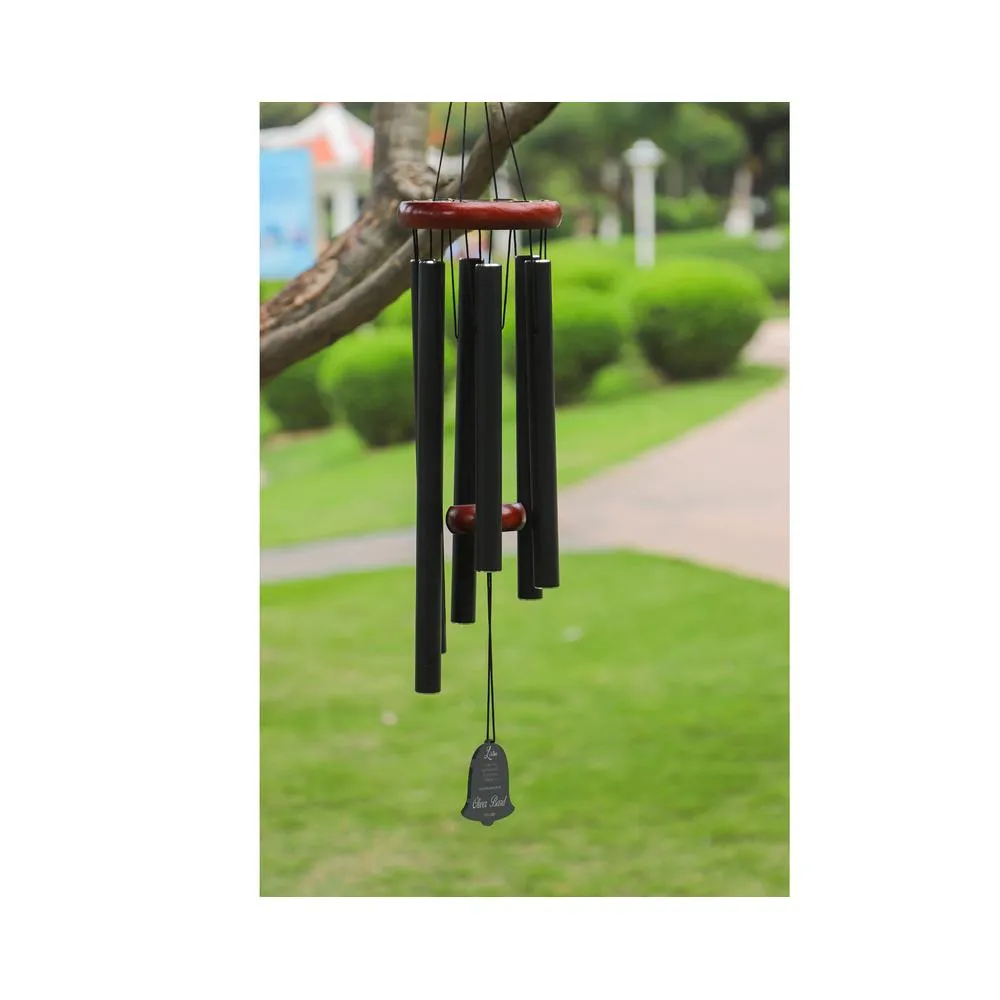 Personalized Listen to the Wind Memorial Chime, Bell Shape Personalized Memorial Wind Chime
