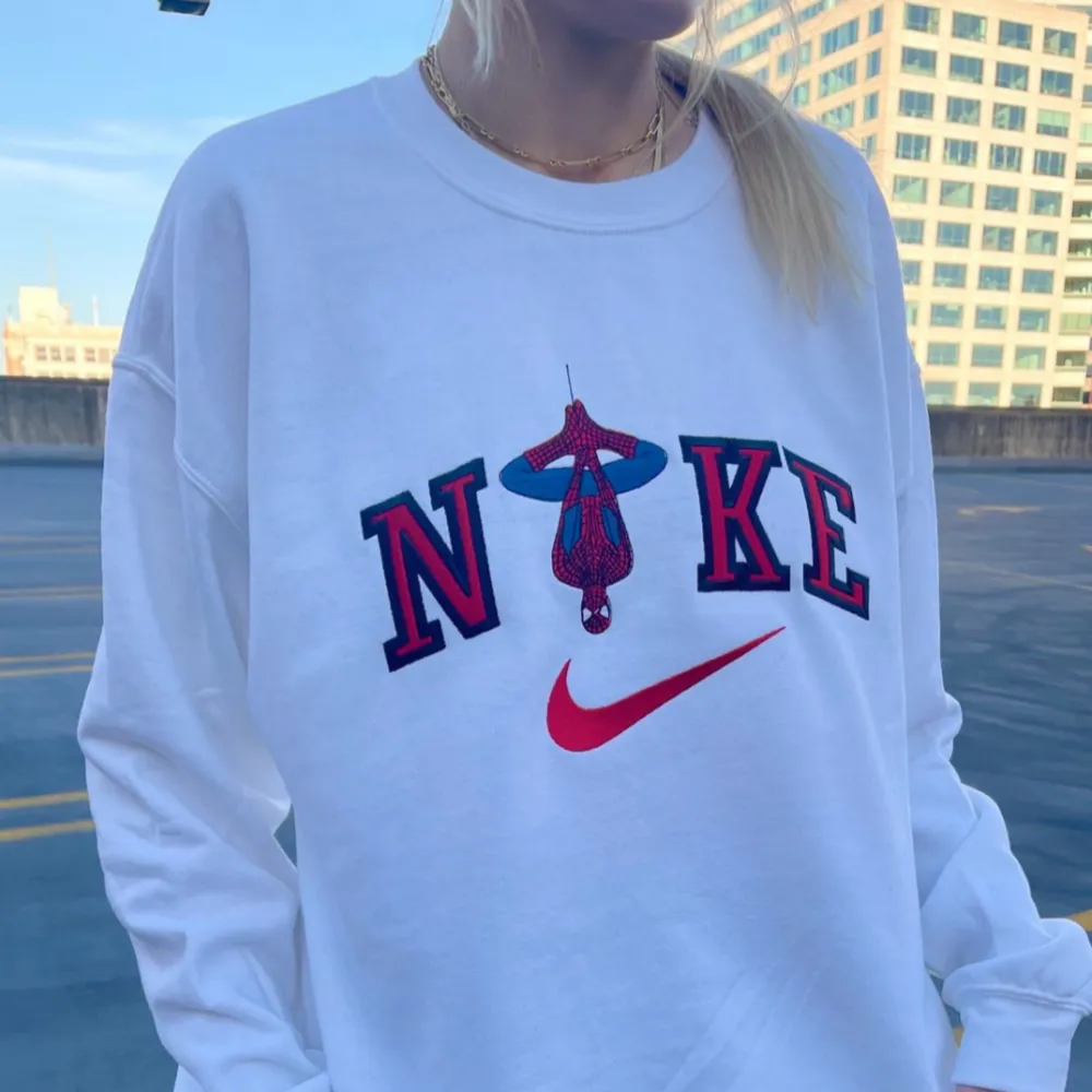 Nike Spiderman Embroidered Sweatshirt