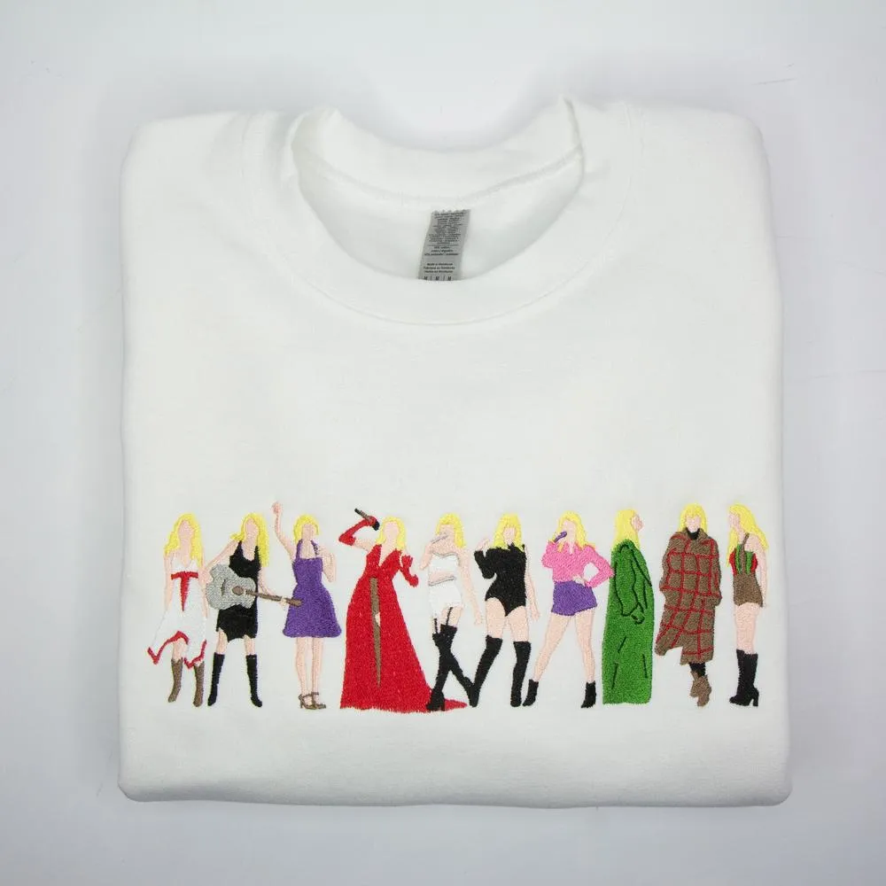 Taylor Swift The Eras Embroidered Sweatshirt - TM