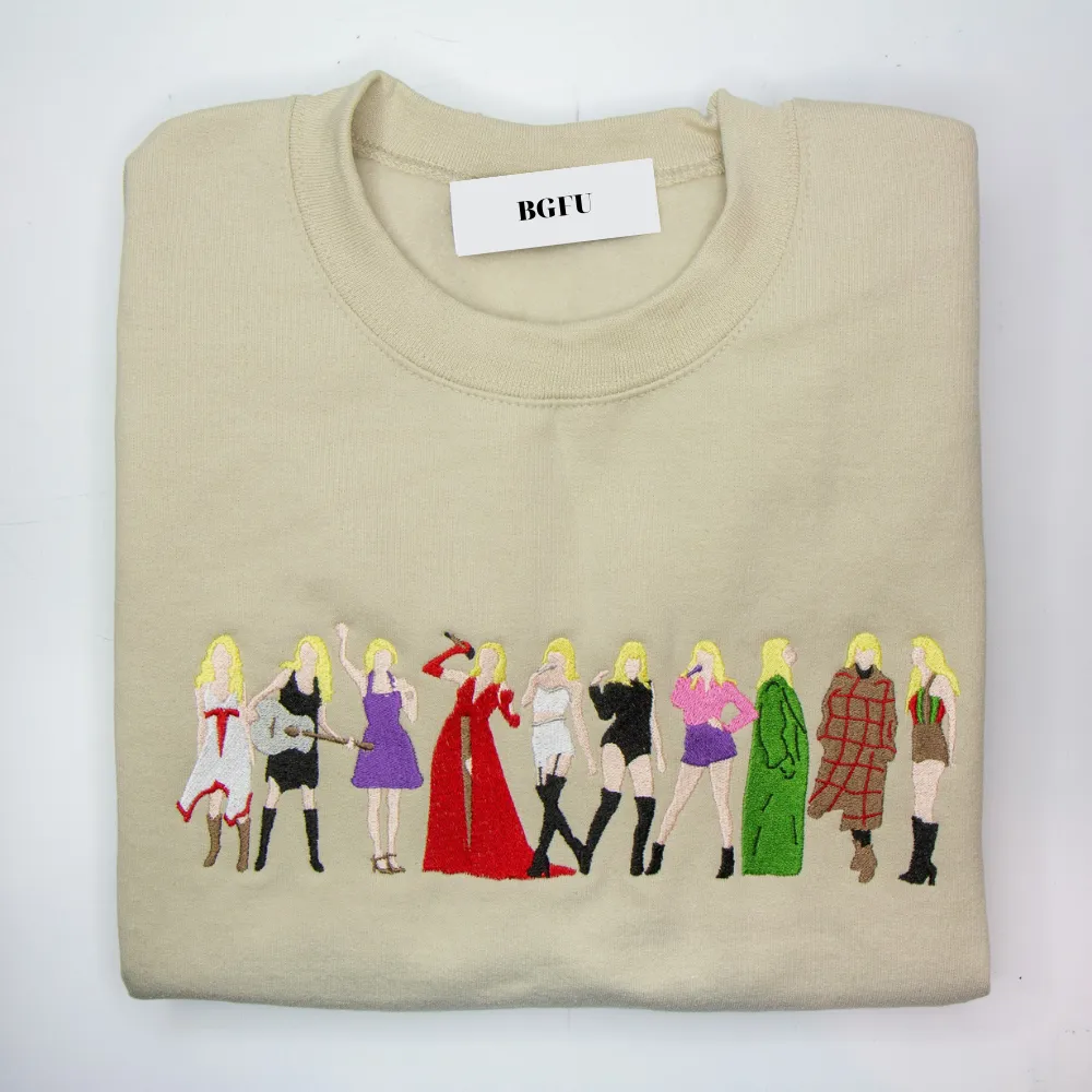 Taylor Swift The Eras Embroidered Sweatshirt - TM