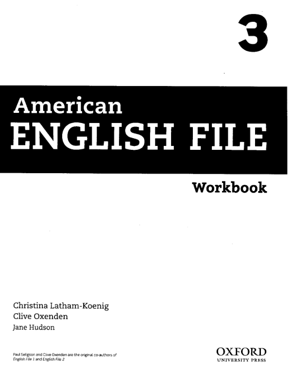 [download] Tải File Pdf: American English File 3 Workbook 2nd Edition 