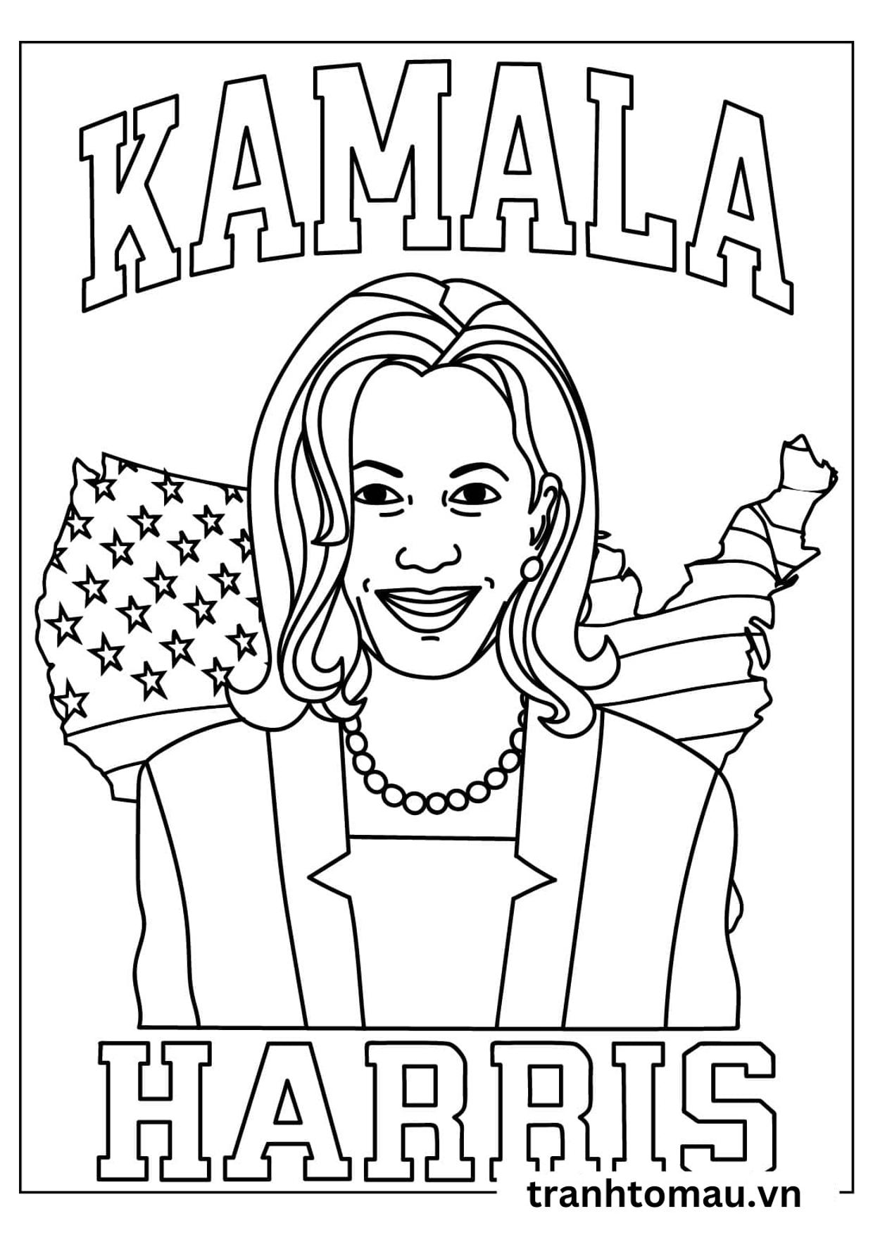  Download Tranh T M u Kamala Harris TranhToMau vn