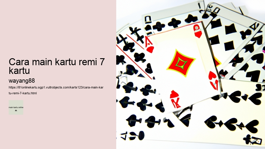 cara main kartu remi 7 kartu