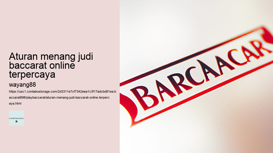 aturan menang judi baccarat online terpercaya