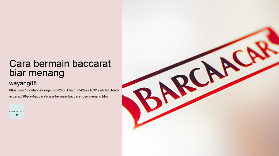 cara bermain baccarat biar menang