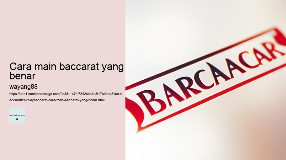 cara main baccarat yang benar