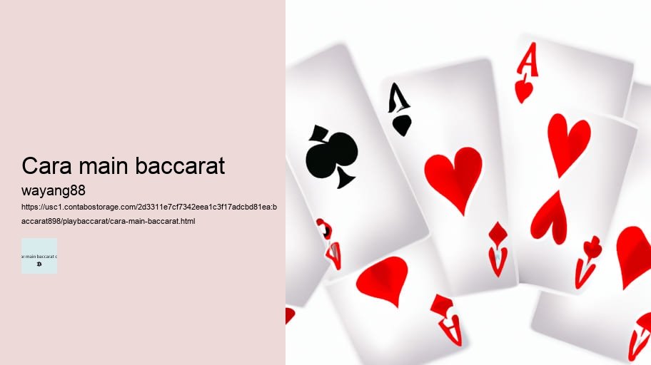 cara main baccarat