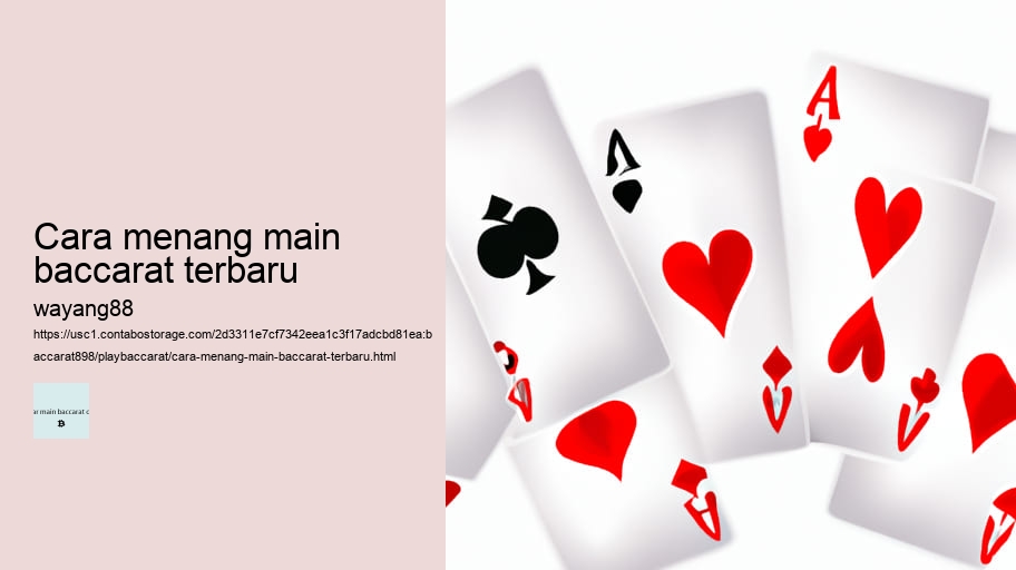 cara menang main baccarat terbaru