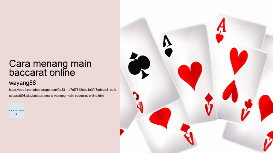 cara menang main baccarat online