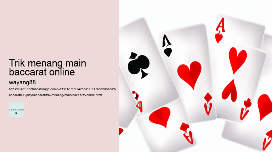 trik menang main baccarat online