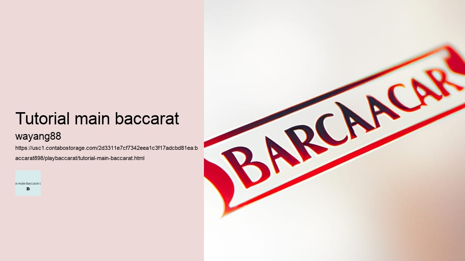 tutorial main baccarat