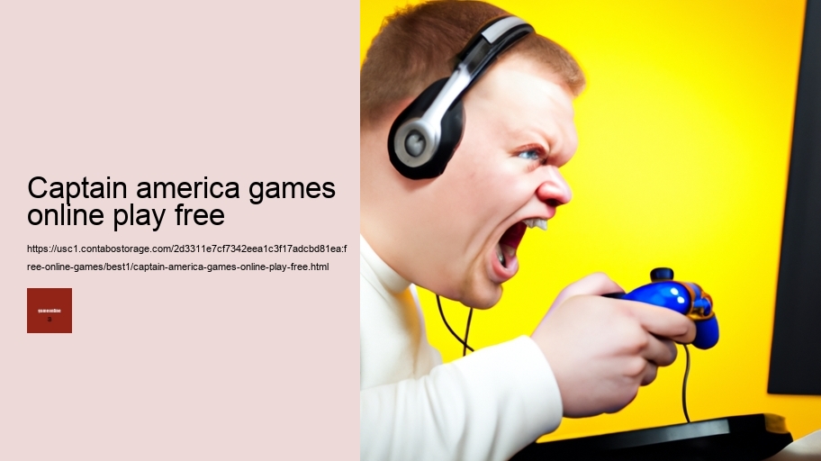 captain america games online play free