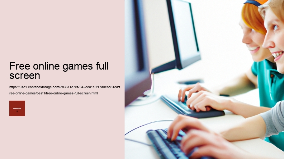 free online games full screen
