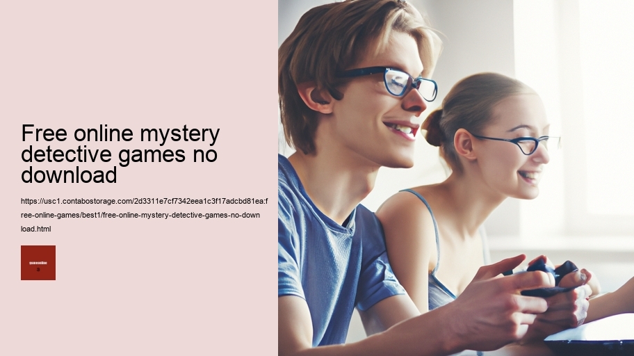 free online mystery detective games no download