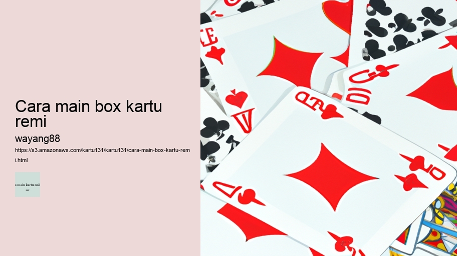 cara main box kartu remi