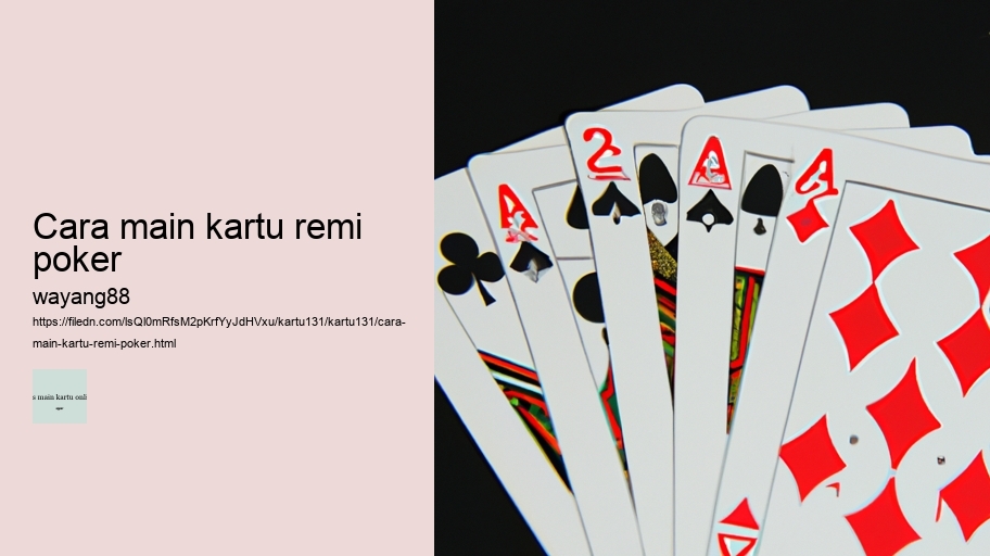 cara main kartu remi poker