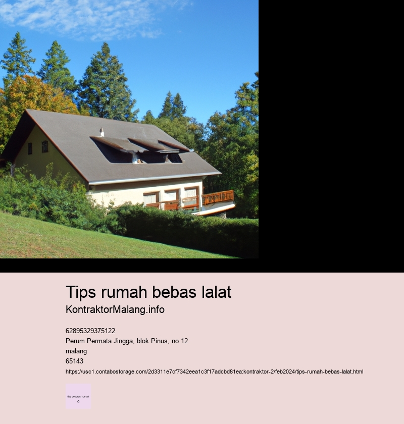 tips rumah bebas lalat