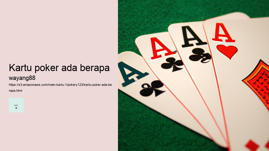 kartu poker ada berapa