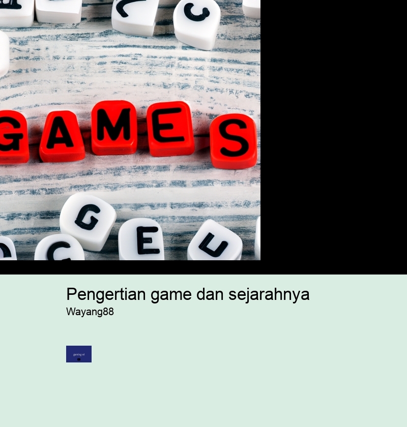 pengertian game dan sejarahnya