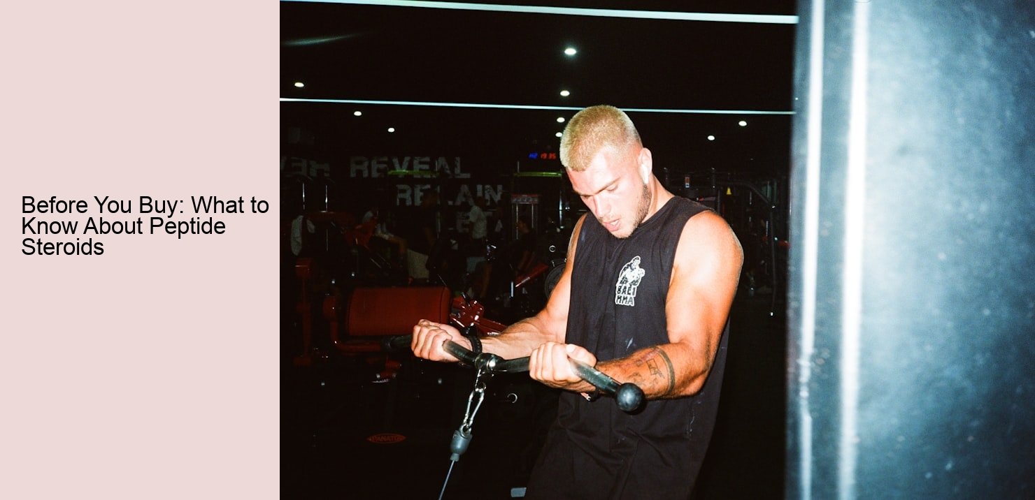 Before You Buy: What to Know About Peptide Steroids Before You Buy: What to Know About Peptide Steroids