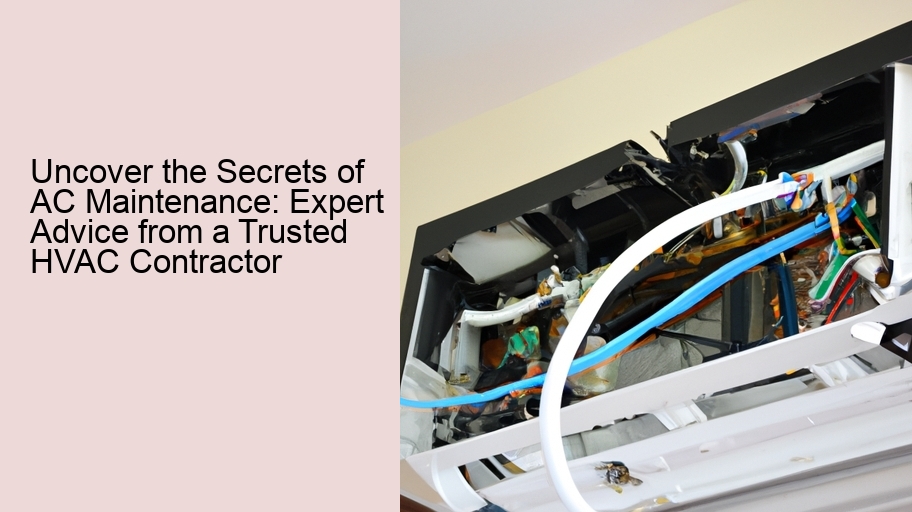 Uncover the Secrets of AC Maintenance: Expert Advice from a Trusted HVAC Contractor
