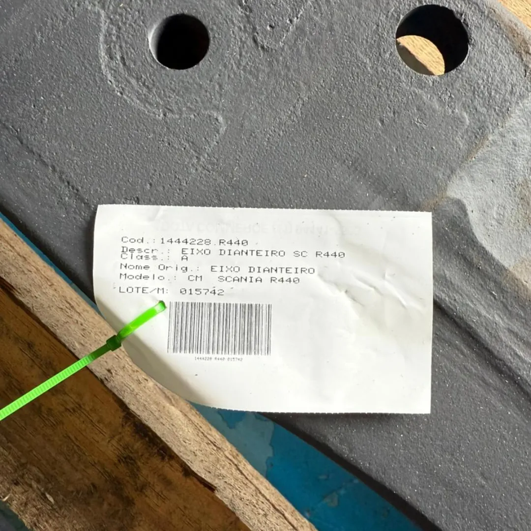 EIXO DIANTEIRO SCANIA R440 6