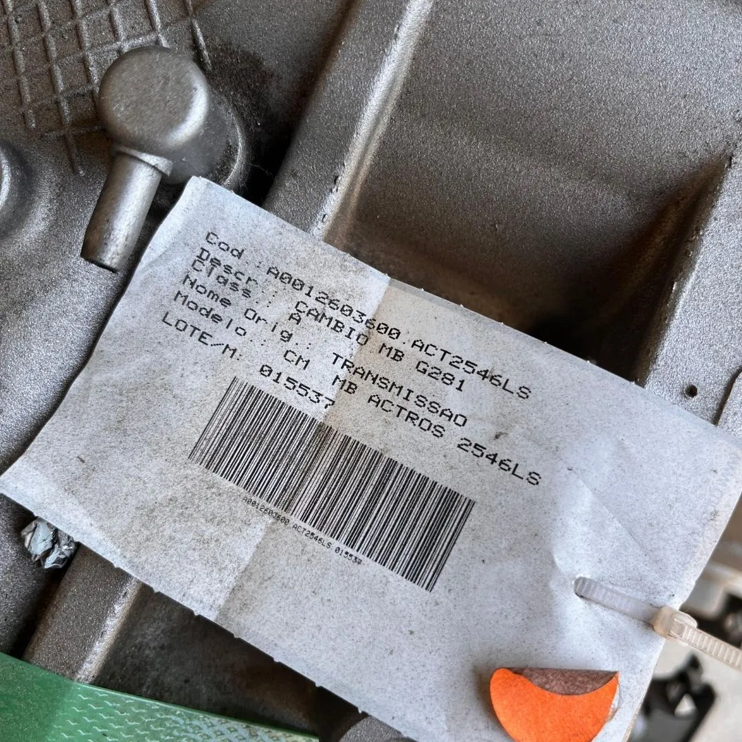 CAMBIO G281 MB ACTROS 2546LS PROMO DE NOVEMBRO 9