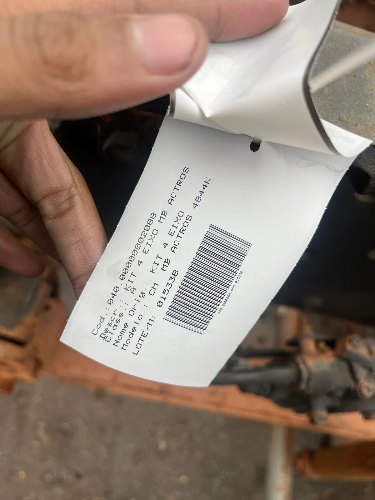 KIT 4 EIXO MB ACTROS 4844 4