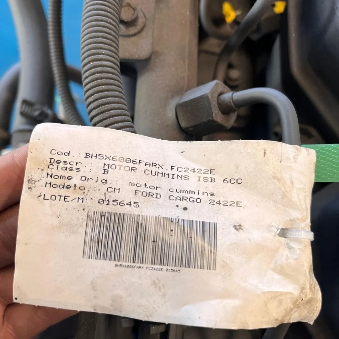 MOTOR CUMMINS ISB 6CC fc 2422e 6