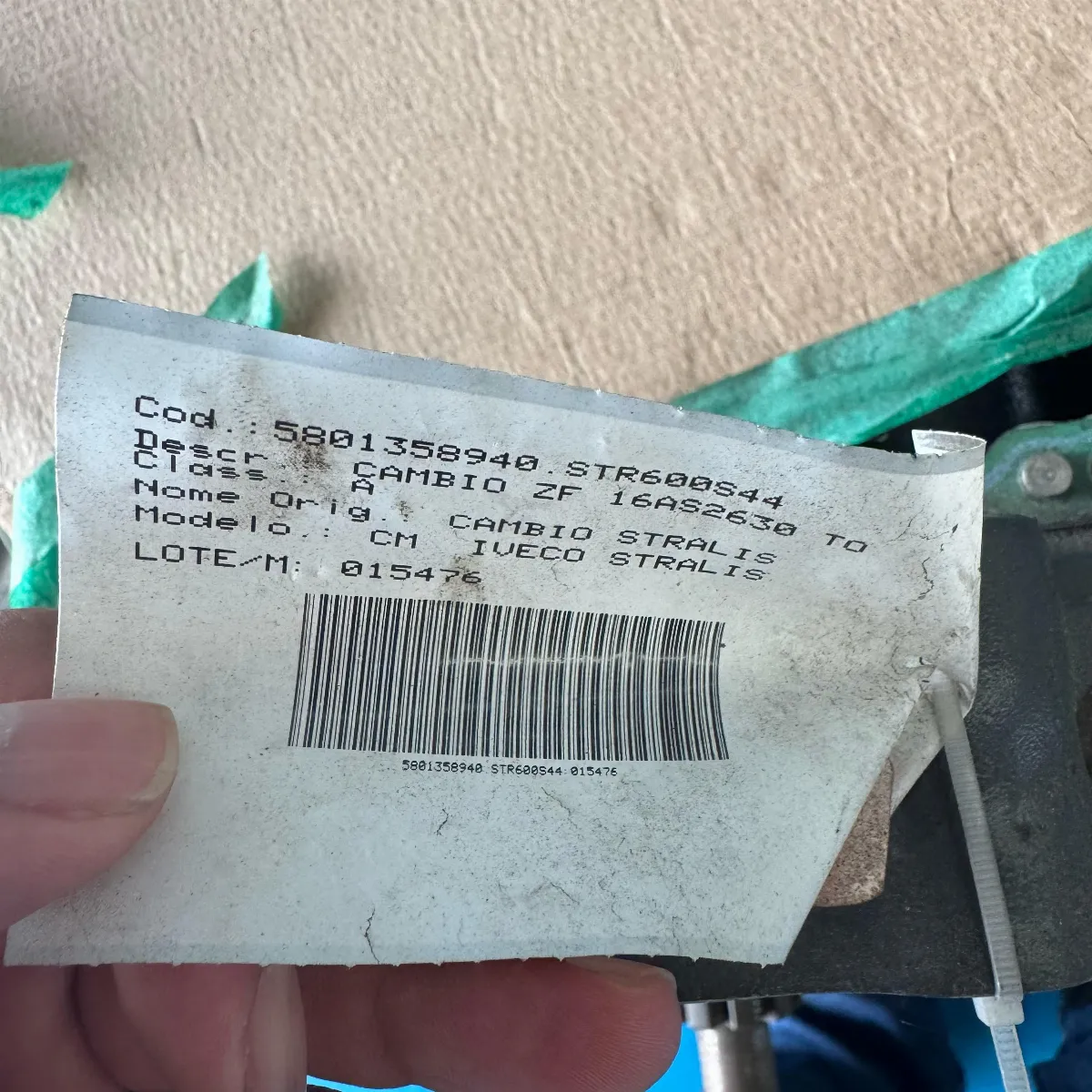 CAMBIO ZF 16AS2630 TO CM IVECO STRALIS Ano: 2015 4
