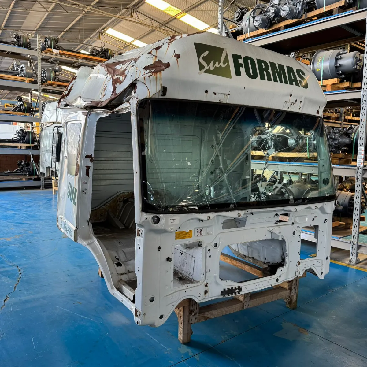ESTRUTURA CABINA MB ATEGO 1315