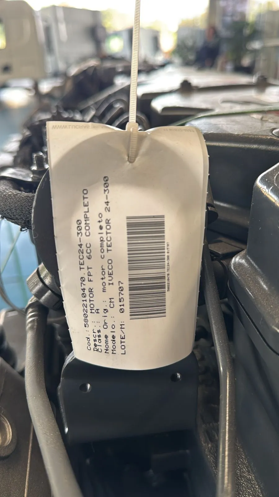 015707 MOTOR FPT 6CC EURO V, IVECO TECTOR 24-300 3