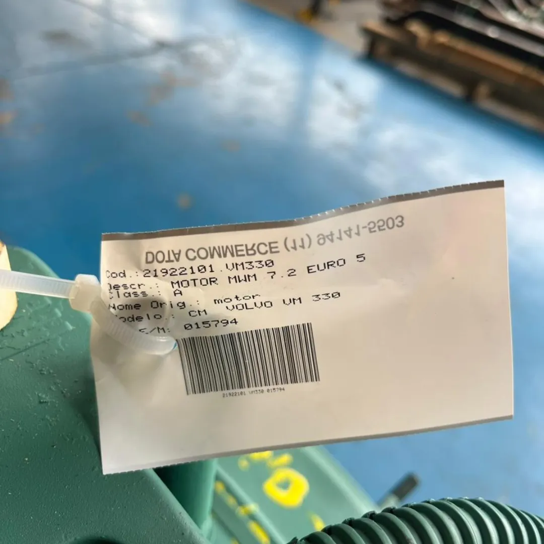 MOTOR MWM 7.2 VOLVO VM 330 EURO 5 7