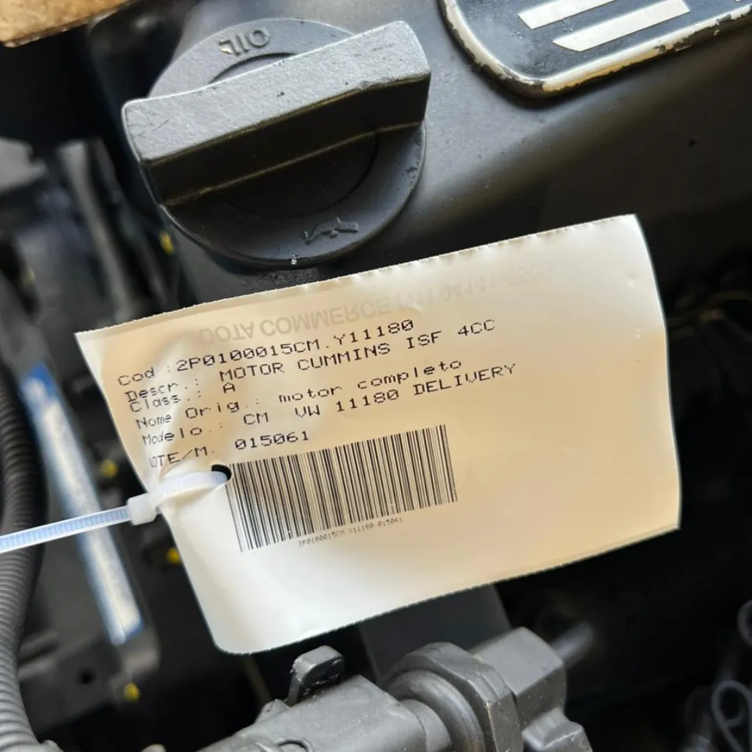 MOTOR CUMMINS ISF 4CC VW DELIVERY 11.180 7