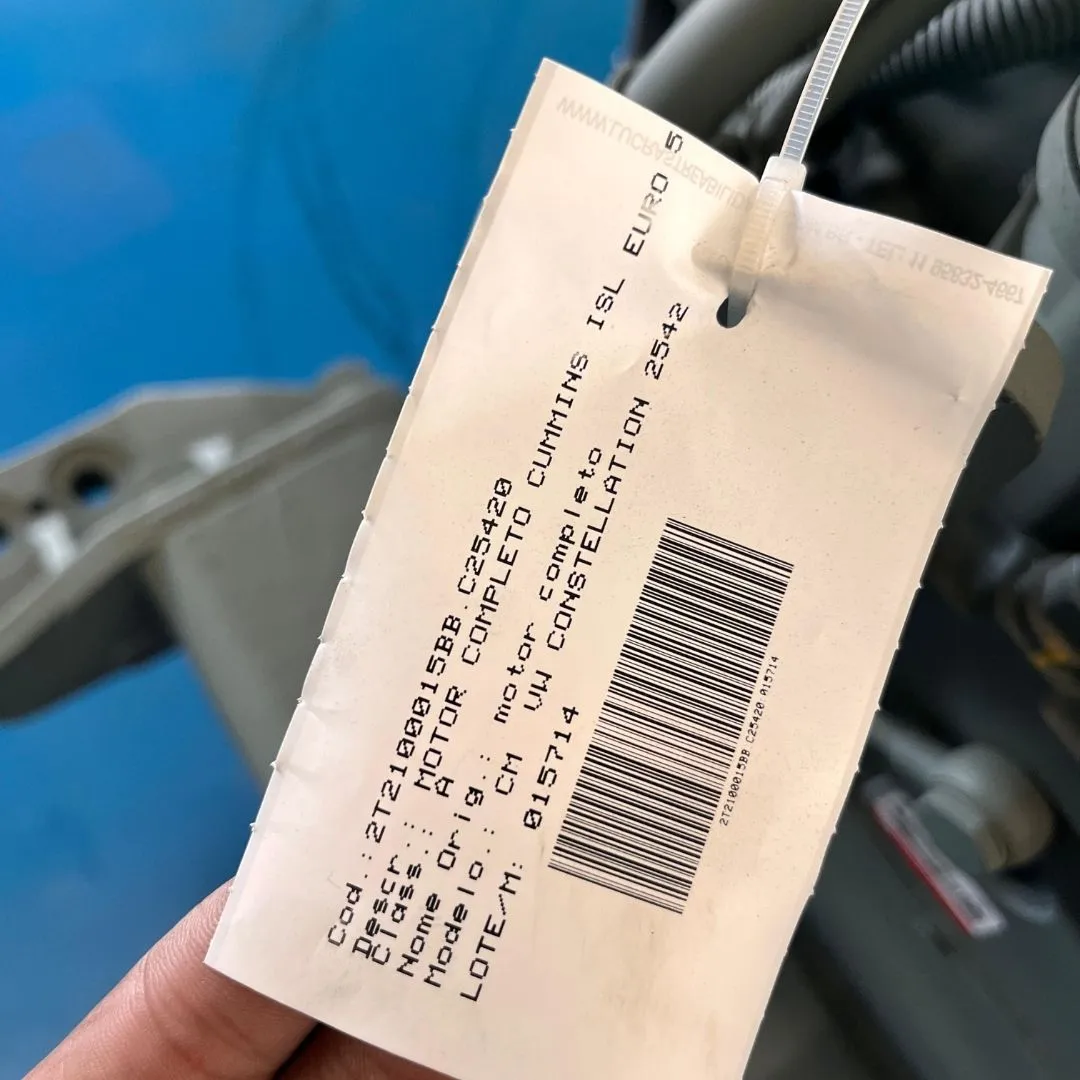 MOTOR CUMMINS ISL VW 25.420 7
