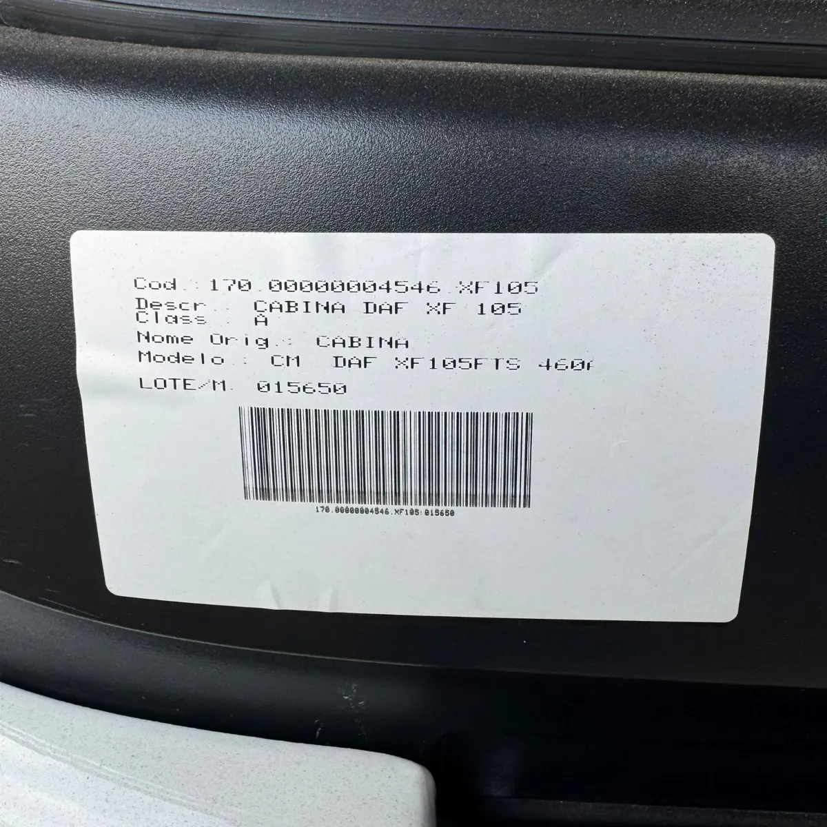 CABINA DAF XF105 4
